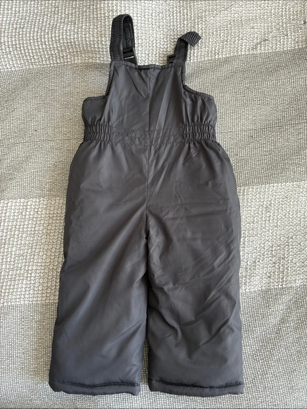 Kids Waterproof Snow Bib Overalls - Black